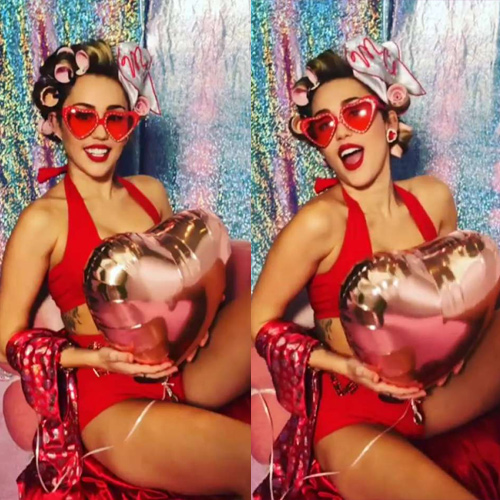 Miley Cyrus Radiates Love in Stunning Valentine’s Day Photoshoot